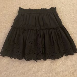 MISA Los Angeles mini skirt in black size medium